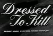 Dressed To Kill