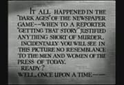 His Girl Friday - 1940